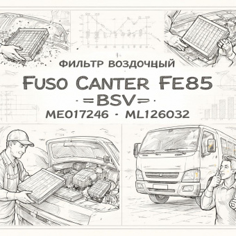 Фильтр воздушный Fuso Canter FE85 =BSV= (ME017246 ML126032) фото в интернет-магазине РСТ-Моторс