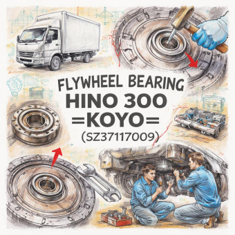 Подшипник маховика HINO 300 =KOYO= (SZ37117009) фото в интернет-магазине РСТ-Моторс