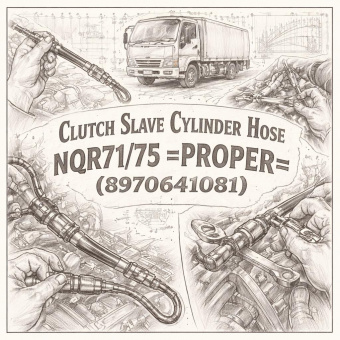 Шланг сцепления (рабочего цилиндра) NQR71/75 =PROPER= (8970641081) фото в интернет-магазине РСТ-Моторс
