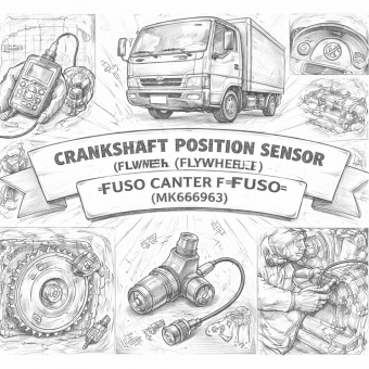 Датчик положения коленвала (маховика) Fuso Canter TF =FUSO= (MK666963) фото в интернет-магазине РСТ-Моторс