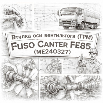 Втулка оси вентилятора (ГРМ) Fuso Canter FE85 =FUSO= (ME240327) фото в интернет-магазине РСТ-Моторс