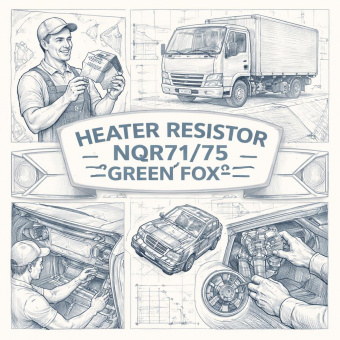 Резистор отопителя NQR71/75 =GREEN FOX= (8973583890 1835190930) фото в интернет-магазине РСТ-Моторс
