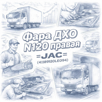 Фара ДХО N120 правая =JAC= (4118920LE094) фото в интернет-магазине РСТ-Моторс