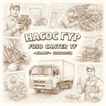 Насос ГУР Fuso Canter TF =KRAUF= (QC000053) фото в интернет-магазине РСТ-Моторс