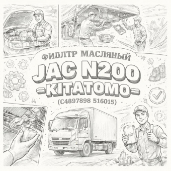 Фильтр масляный JAC N200 =KITATOMO= (С4897898 LF16015) фото в интернет-магазине РСТ-Моторс