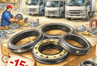 Скидка 15% на сальники ступицы для автомобилей исузу и фусо кантер