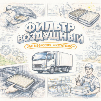Фильтр воздушный JAC N56/КОМ5 =KITATOMO= (1109130B5051) фото в интернет-магазине РСТ-Моторс