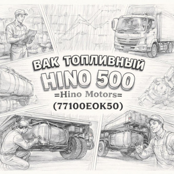 Бак топливный HINO 500 =Hino Motors= (77100E0K50) фото в интернет-магазине РСТ-Моторс