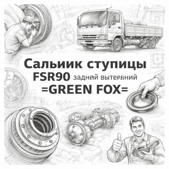 Сальник ступицы FSR90 задней внутренний =GREEN FOX= (1096255690) фото в интернет-магазине РСТ-Моторс