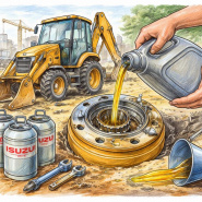 Сколько масла заливается в ступицы JCB 3СХ и 4CX (5-е поколение)