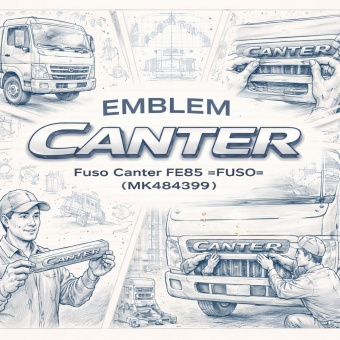 Эмблема "CANTER" Fuso Canter FE85 =FUSO= (MK484399) фото в интернет-магазине РСТ-Моторс