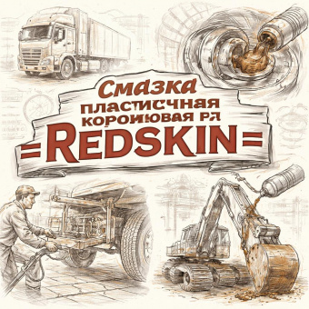 Смазка пластичная коричневая 400 гр. =REDSKIN= фото в интернет-магазине РСТ-Моторс