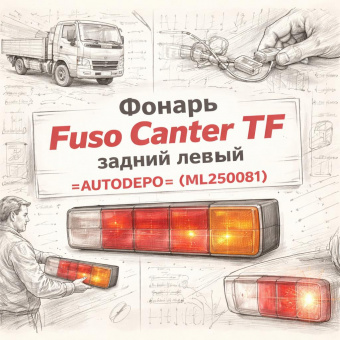 Фонарь Fuso Canter TF задний левый =AUTODEPO= (ML250081) фото в интернет-магазине РСТ-Моторс