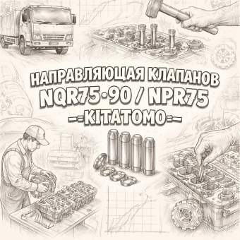 Направляющая клапанов NQR75/90/NPR75 (шт.) =KITATOMO= (8973767191 8943907800) фото в интернет-магазине РСТ-Моторс