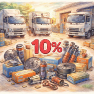 Скидка 10% на запчасти бренда MIZURO