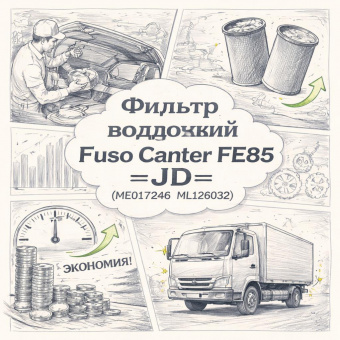 Фильтр воздушный Fuso Canter FE85 =JD= (ME017246 ML126032) фото в интернет-магазине РСТ-Моторс
