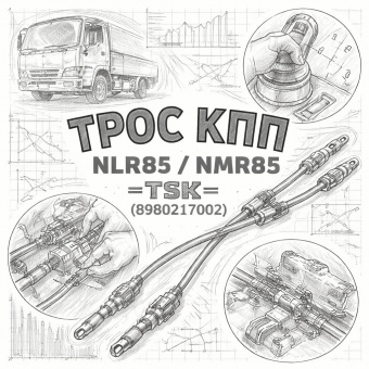 Трос КПП NLR85/NMR85 выбора передач =TSK= (8980217002) фото в интернет-магазине РСТ-Моторс