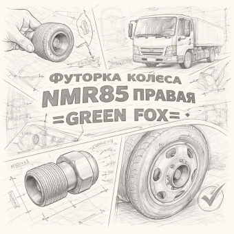Футорка колеса NMR85 правая =GREEN FOX= (8943651431 8980078100) фото в интернет-магазине РСТ-Моторс