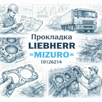 Прокладка LIEBHERR =MIZURO= (10126214) фото в интернет-магазине РСТ-Моторс