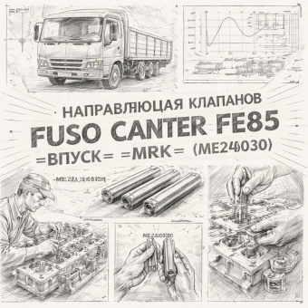 Направляющая клапанов Fuso Canter FE85 впуск =MRK= (ME240030) фото в интернет-магазине РСТ-Моторс