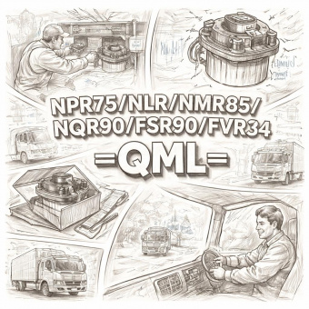 Отопитель NPR75/NLR/NMR85/NQR90/FSR90/FVR34 (мотор печки) =QML= (8980474510) фото в интернет-магазине РСТ-Моторс