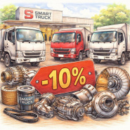 Скидка 10% на запчасти Isuzu, Fuso от бренда Smart Truck